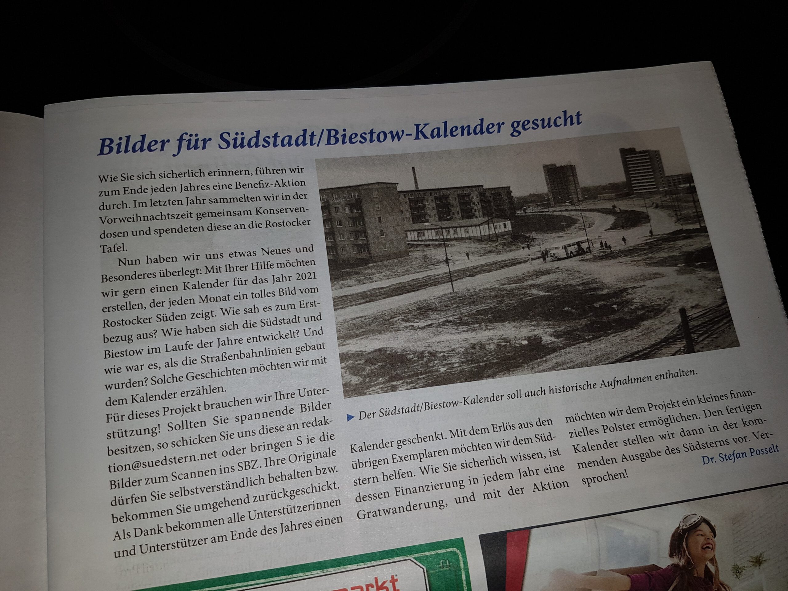 Wir planen einen gemeinsamen Kalender 2021 für die Südstadt und Biestow!